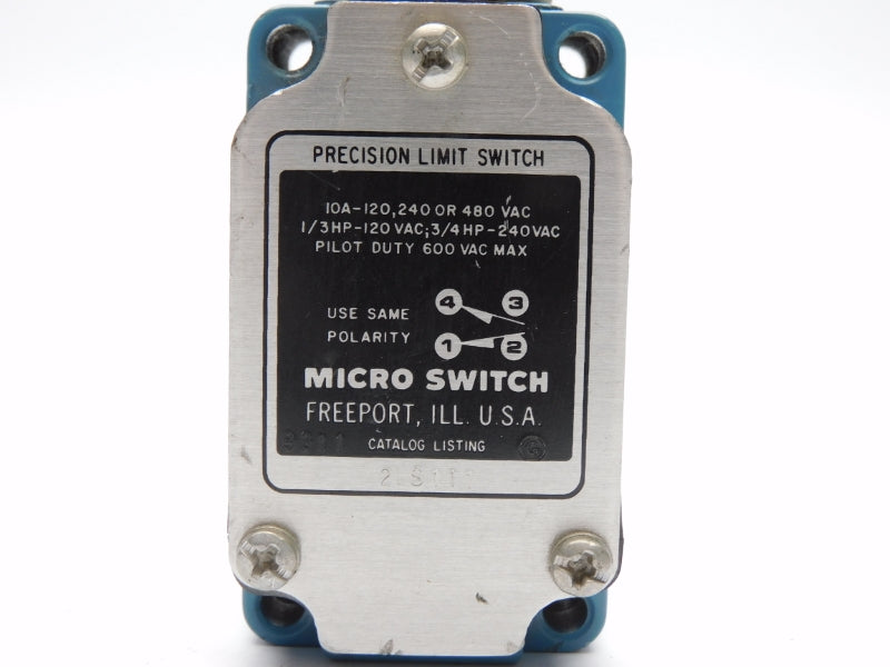 MICRO SWITCH 2LS111 600VAC 10A UNMP