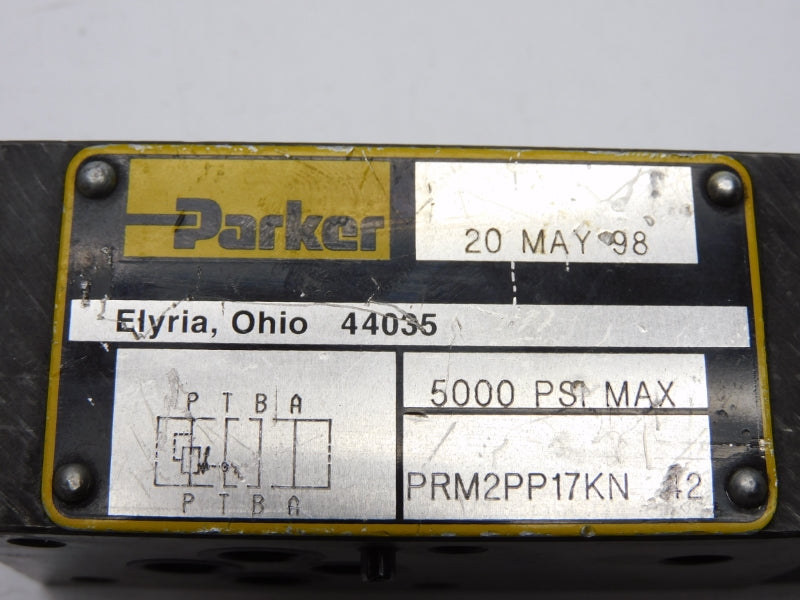 PARKER PRM2PP17KN-42 5000PSI UNMP