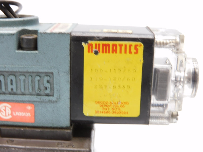 NUMATICS 11SAD44A0 110/120V 150PSI UNMP