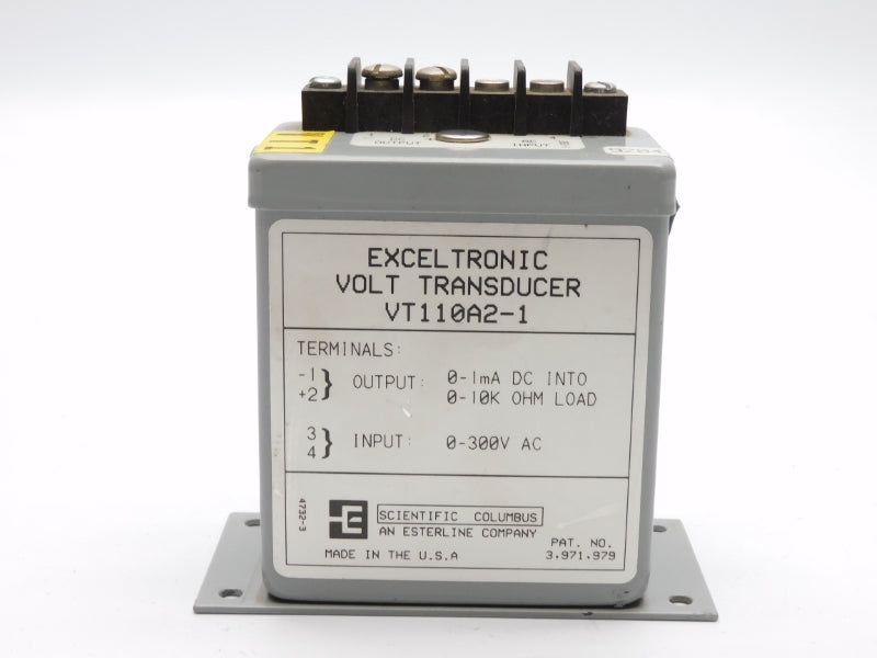 SCIENTIFIC COLUMBUS VT110A2-1 0-300VAC UNMP