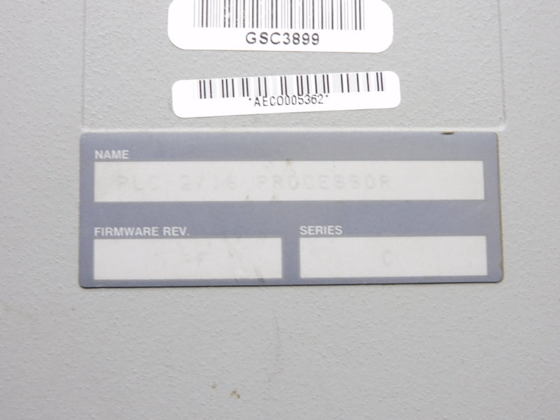 ALLEN BRADLEY 1772-LX SER. C 5VDC 1.25A F/W F UNMP