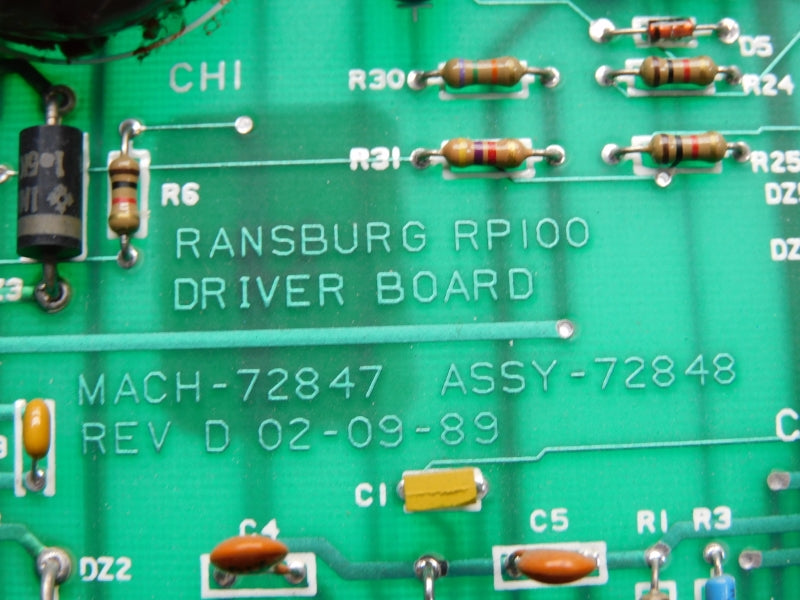 RANSBURG RP100 72848 REV. D UNMP