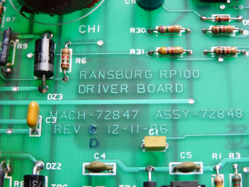RANSBURG RP100 72848 REV. C/D UNMP