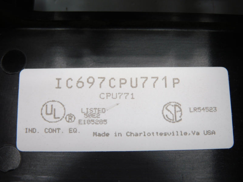 FANUC IC697CPU771 (AS PICTURED) UNMP