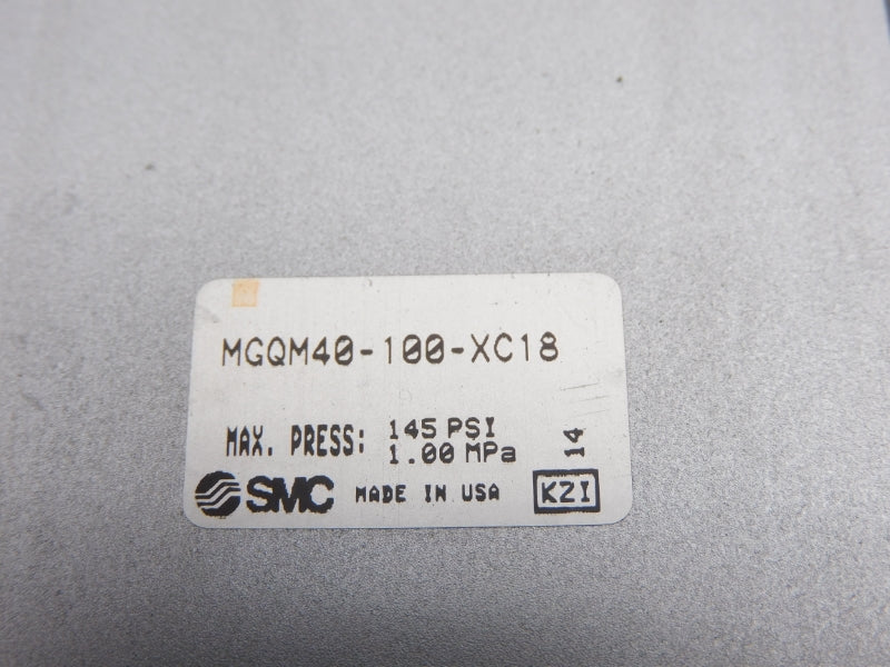 SMC MGQM40-100-XC18 145PSI NSNP