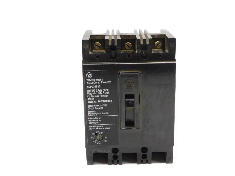 WESTINGHOUSE MCP0358RC 600VAC 7A UNMP
