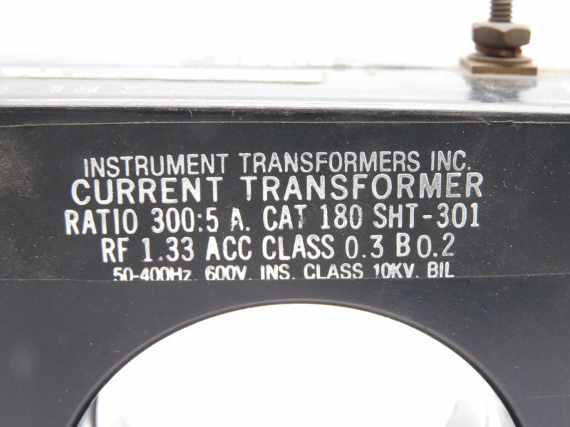 INSTRUMENT TRANSFORMERS 180SHT-301 600V NSNP