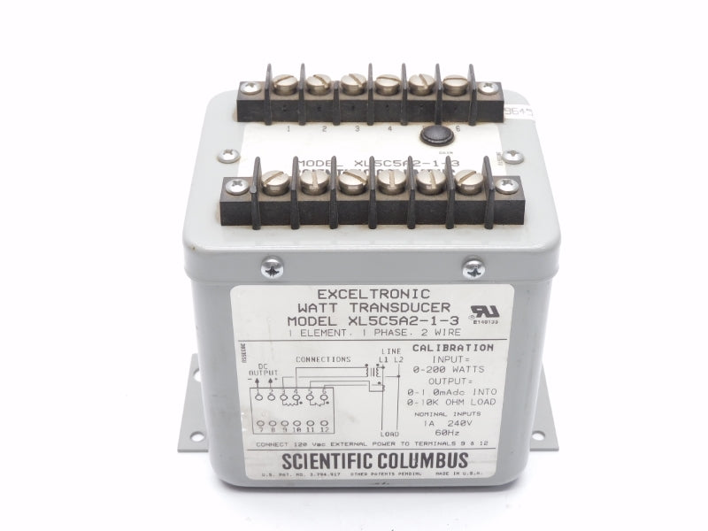 SCIENTIFIC COLUMBUS XL5C5A2-1-3 240V 1A UNMP