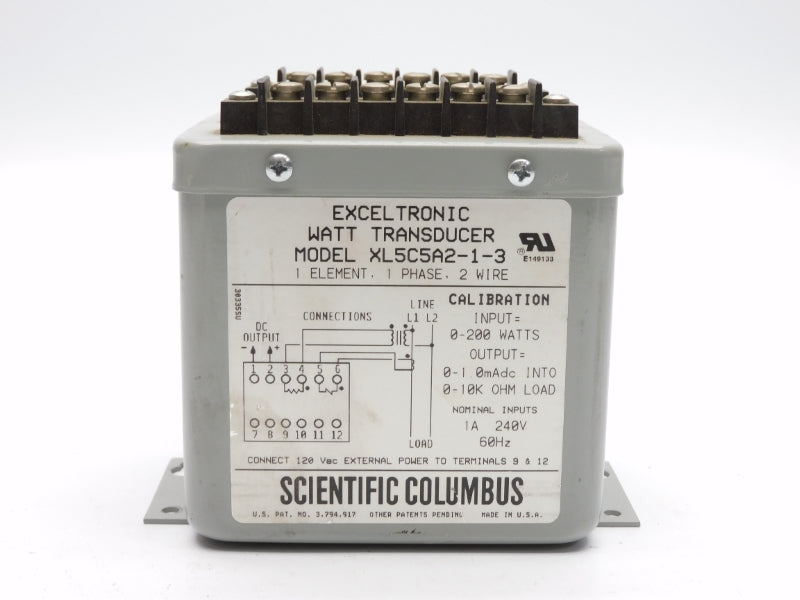 SCIENTIFIC COLUMBUS XL5C5A2-1-3 240V 1A UNMP