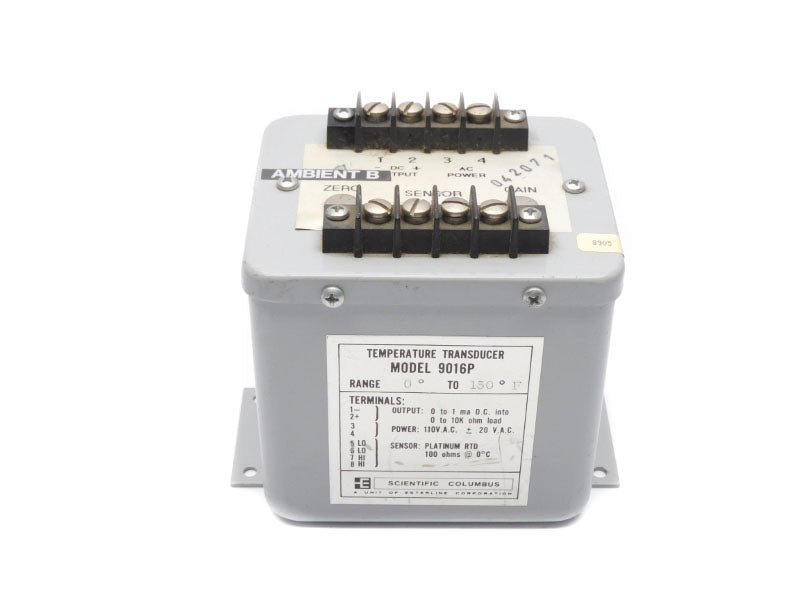 SCIENTIFIC COLUMBUS 9016P 110VAC 0-150'F UNMP