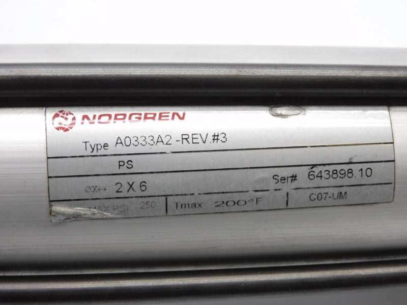 NORGREN A0333A2 250PSI UNMP