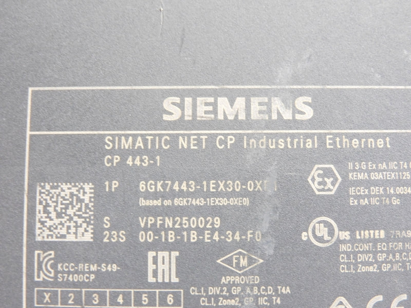 SIEMENS 6GK7443-1EX30-0XE0 (NO COVER) UNMP