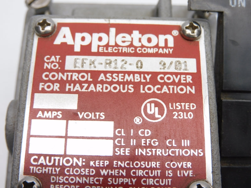 APPLETON EFK-R12-Q NSNP