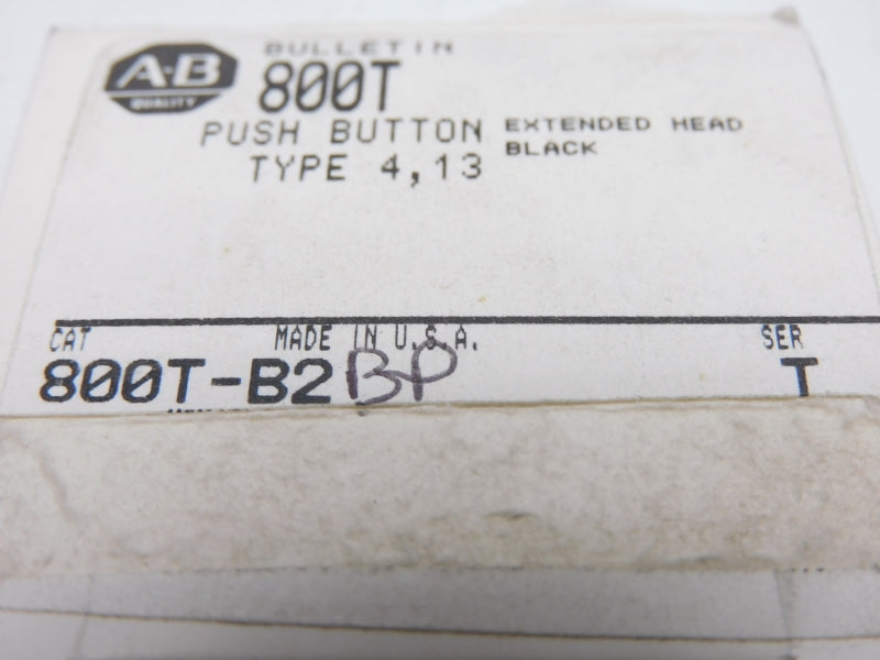ALLEN BRADLEY 800T-B2BP SER. T NSNP