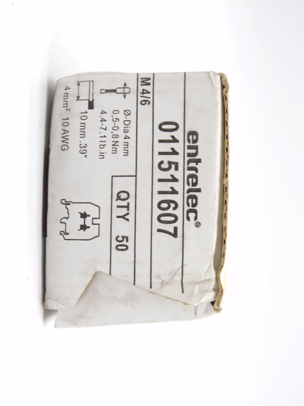 ENTRELEC 011511607 M4/6 600V 25A (PKG OF 50) NSMP
