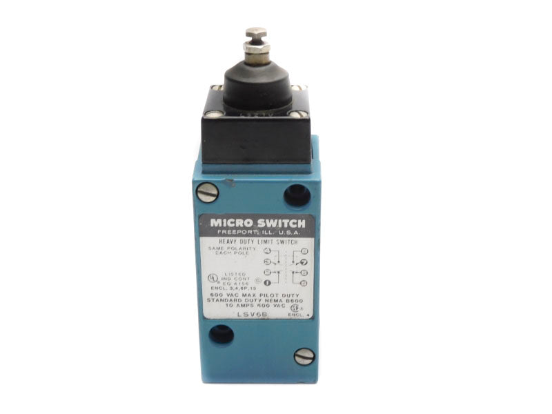 MICRO SWITCH LSV6B 600VAC 10A NSNP