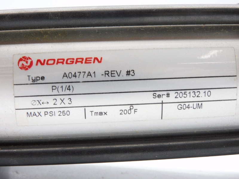 NORGREN A0477A1 250PSI 2X3 NSNP