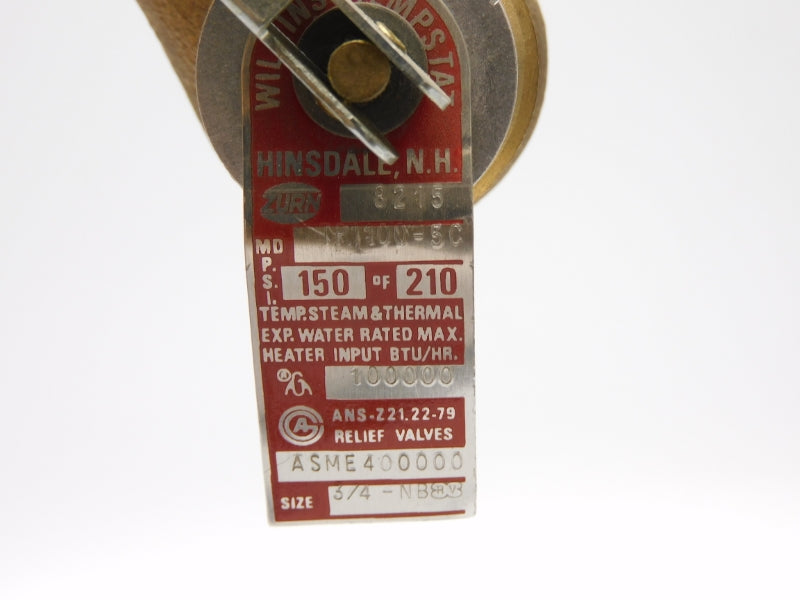 WILKINS-TEMPSTAT TP1100-5C 150PSI 3/4" NSMP