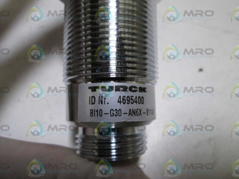 TURCK CONNECTOR BI10-G30-AN6X-B1141 *NEW NO BOX*
