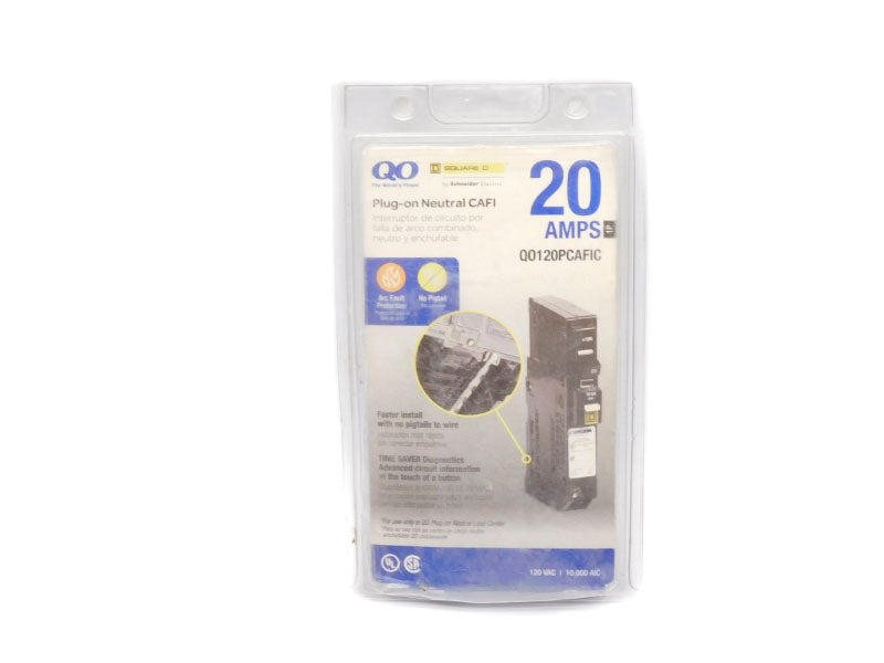 SQUARE D QO120PCAFIC 120VAC 20A NSMP