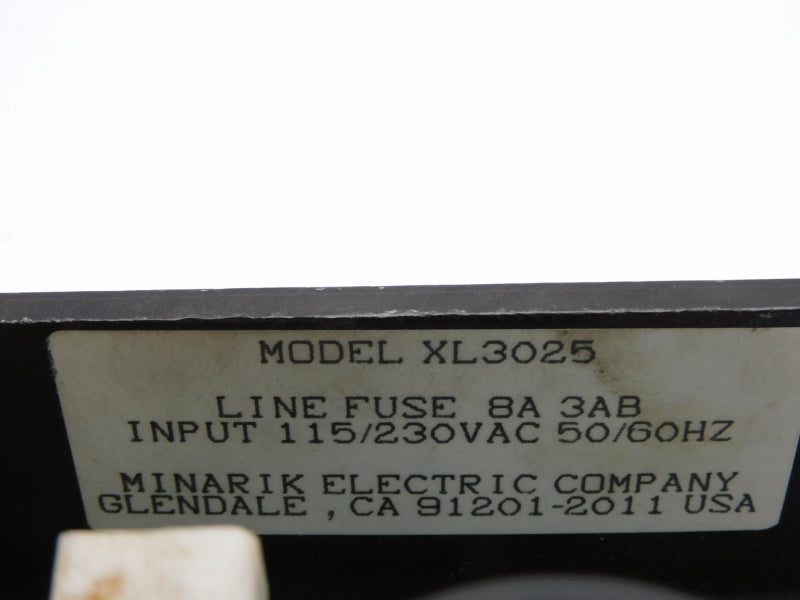 MINARIK ELECTRIC XL3025 115/230VAC 8A UNMP