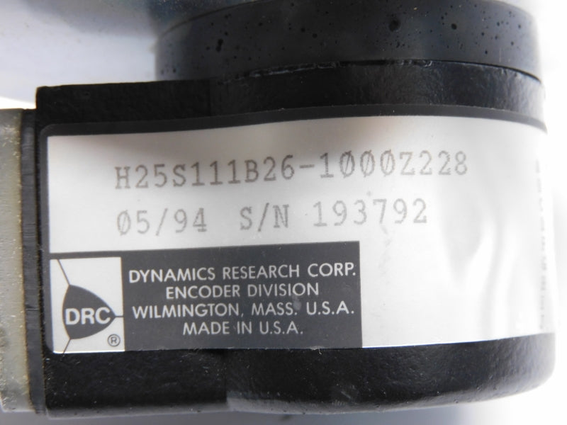 DYNAMICS RESEARCH H25S111B26-1000Z228 5VDC NSNP