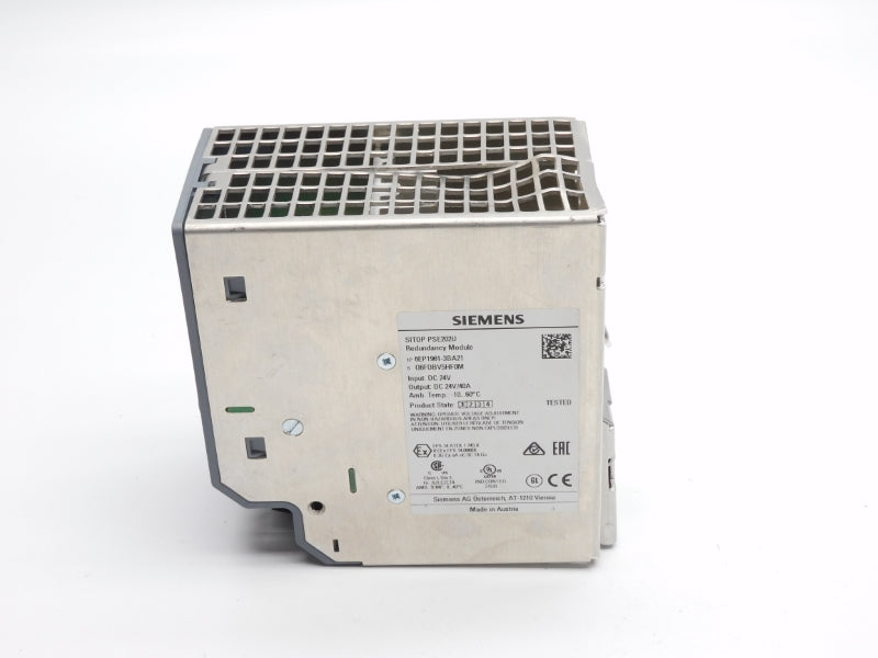 SIEMENS 6EP1961-3BA21 24VDC 40A (AS PICTURED) UNMP