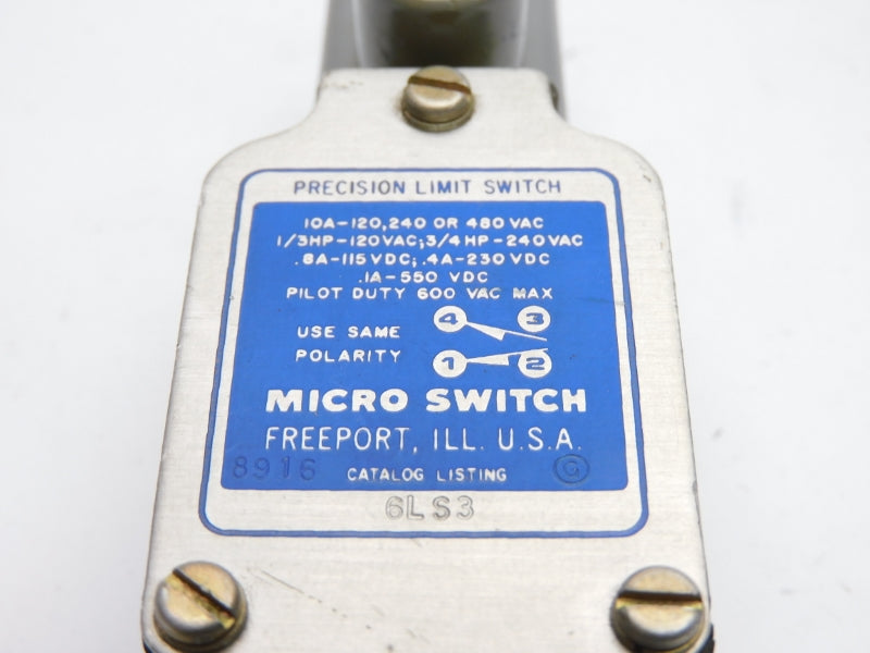MICRO SWITCH 6LS3 600VAC 10A (GREY) NSNP