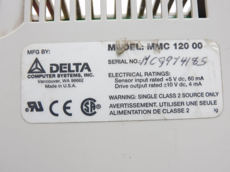 DELTA COMPUTER SYSTEMS MMC12000 5VDC (NO TERMINAL) UNMP
