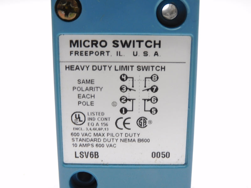 HONEYWELL LSV6B 600VAC 10A NSMP