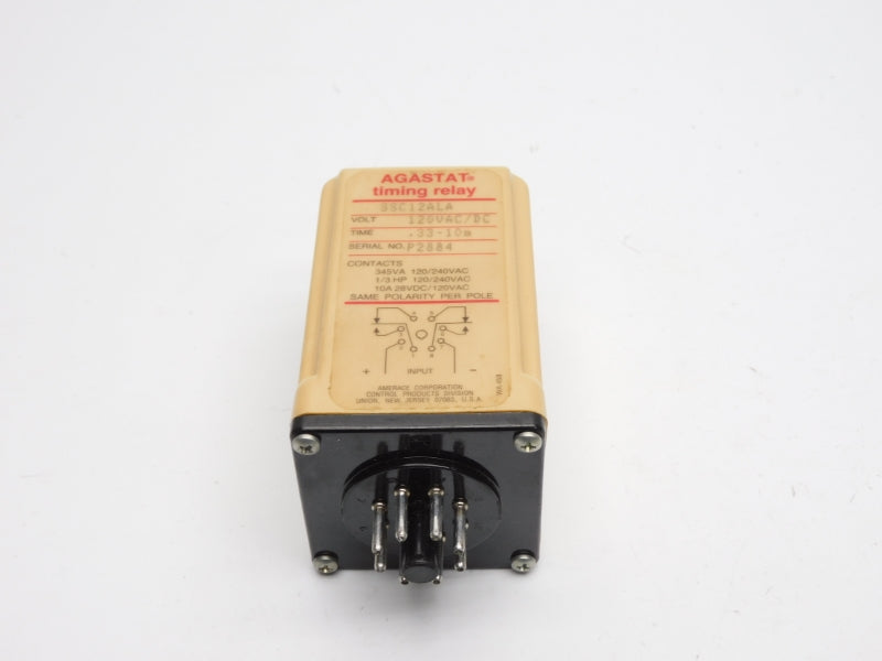 AGASTAT SSC12ALA 120VAC/DC 10A .33-10M UNMP
