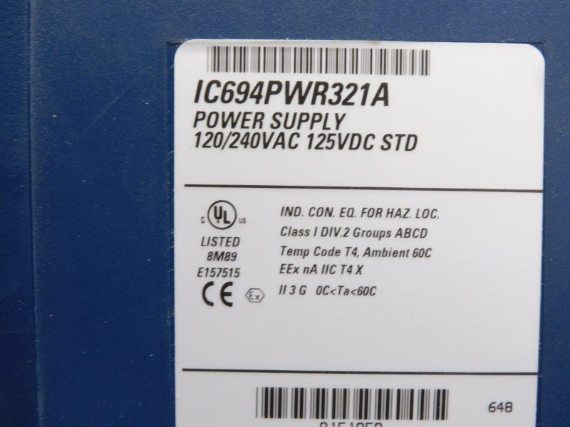 FANUC IC694PWR321A 120/240VAC NSMP