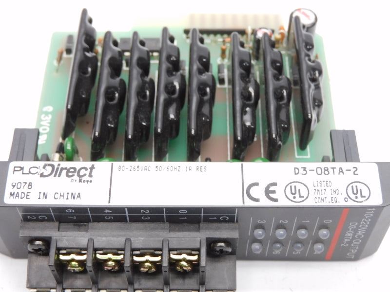 PLC DIRECT D3-08TA-2 80-265VAC 1A UNMP