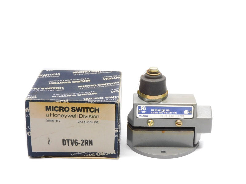 MICRO SWITCH DTV6-2RN 250VAC/DC 10A (GREY) NSMP