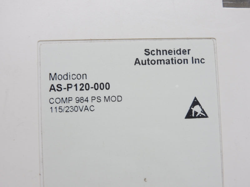 SCHNEIDER ELECTRIC AS-P120-000 115/230VAC UNMP