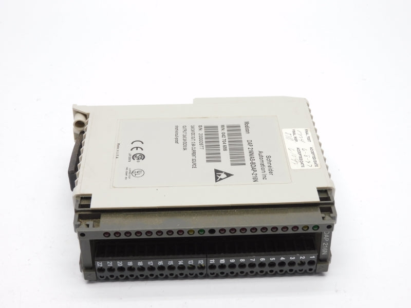 SCHNEIDER ELECTRIC DAP216N/AS-BDAP-216N 042704695 24VDC 0.5A UNMP