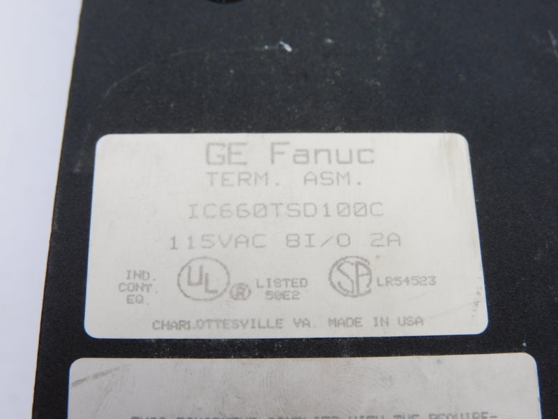 FANUC IC660EBD100B 115VAC 2A UNMP