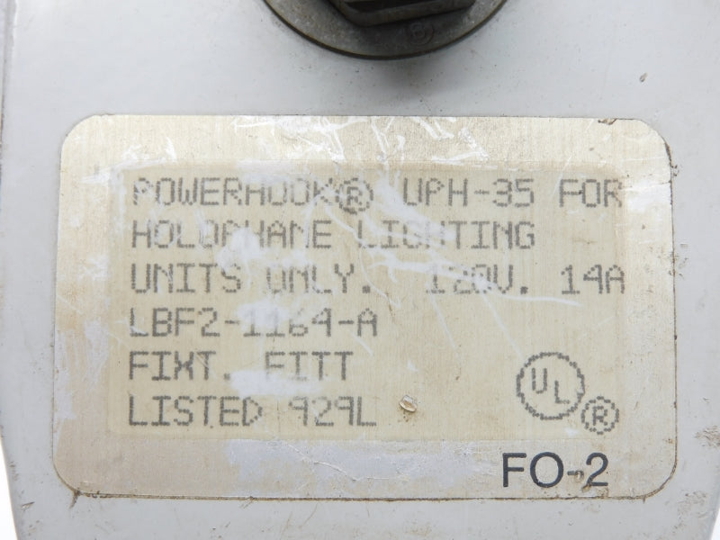 HOLOPHANE LIGHTING LBF2-1164-A 120V 14A UNMP