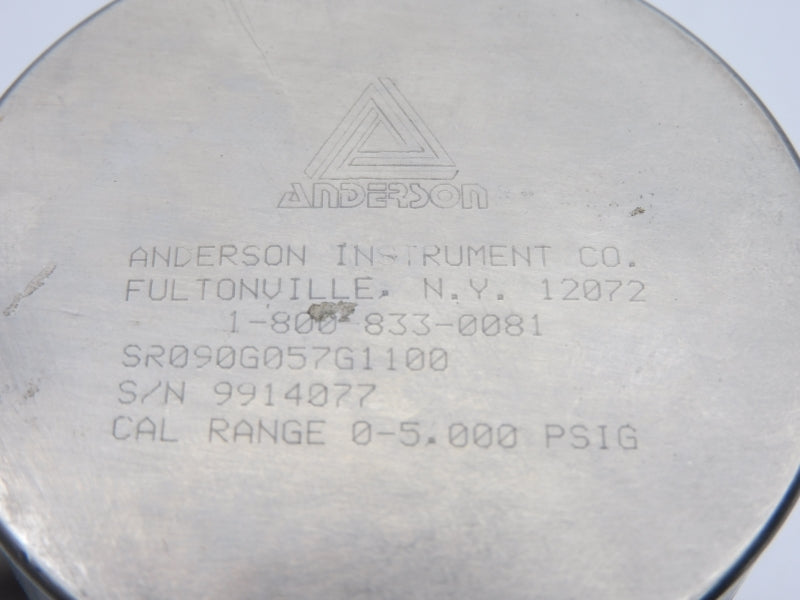 ANDERSON INSTRUMENT SR090G057G1100 0-5,000PSI NSNP