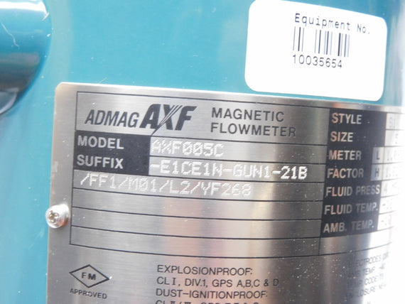 YOKOGAWA AXF005C-E1CE1N-GUN1-21B/FF1/M01/L2/YF268 100-120VDC NSMP