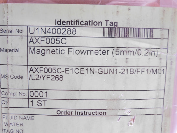 YOKOGAWA AXF005C-E1CE1N-GUN1-21B/FF1/M01/L2/YF268 100-120VDC NSMP