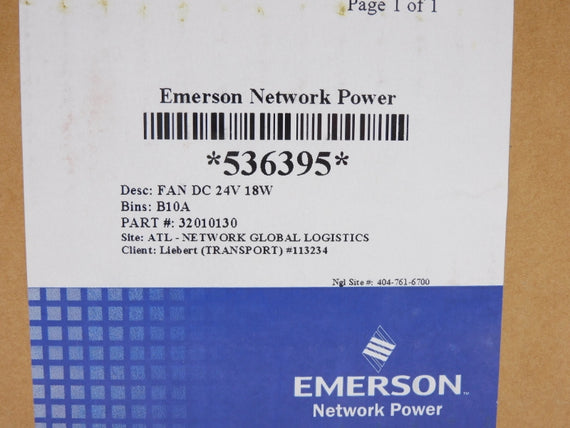 EMERSON 32010130 24VDC NSFS
