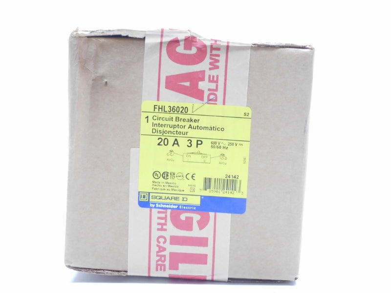 SQUARE D FHL36020 600V 20A NSFS