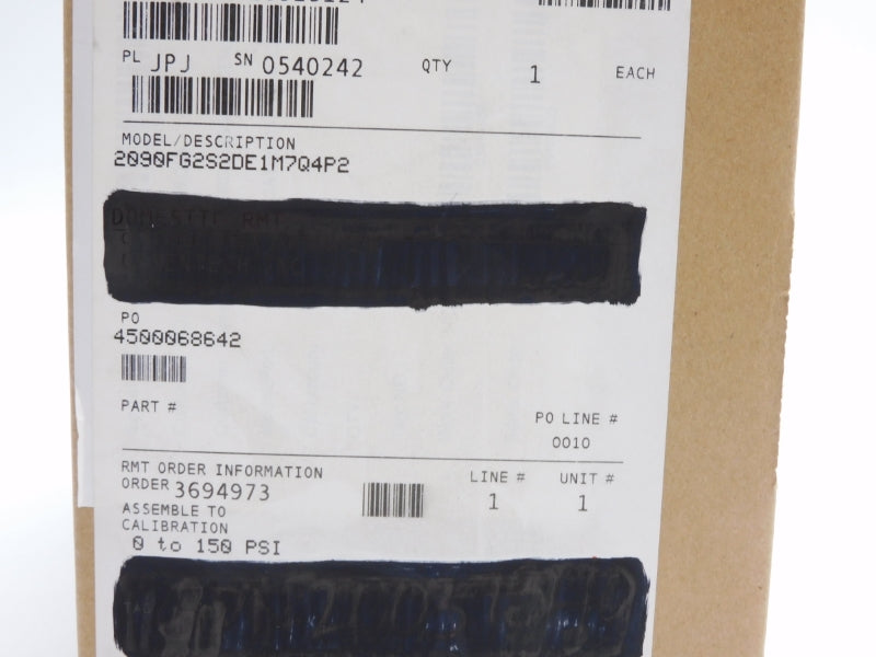 ROSEMOUNT 2090FG2S2DE1M7Q4P2 10.5-36VDC 0-150PSI NSMP