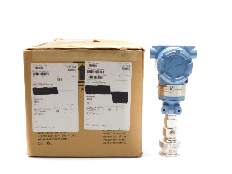 ROSEMOUNT 3051TG2A2B21AS1Q4Q8 10.5-55VDC 0-150PSI NSMP