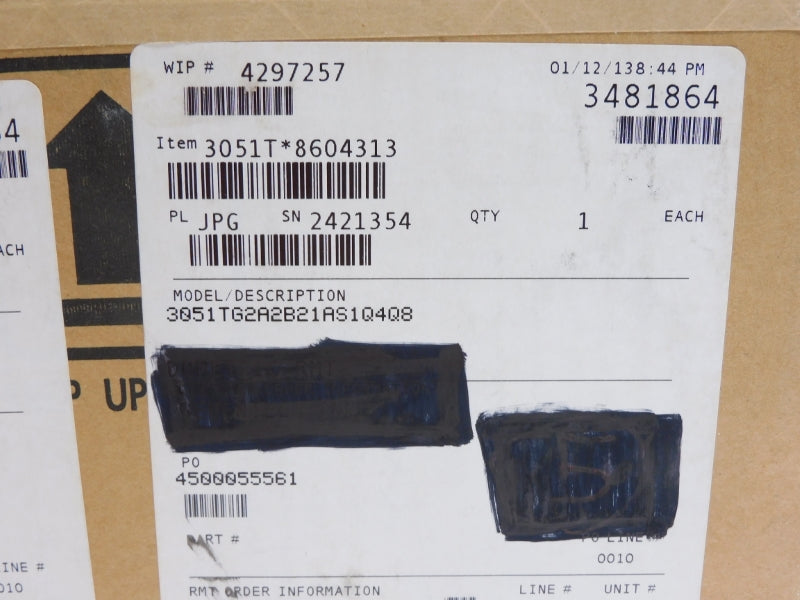 ROSEMOUNT 3051TG2A2B21AS1Q4Q8 10.5-55VDC 0-150PSI NSMP