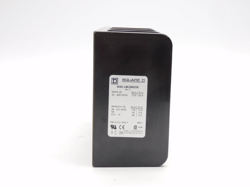 SQUARE D 9080LBC365208 SER. C 600V 760A NSMP
