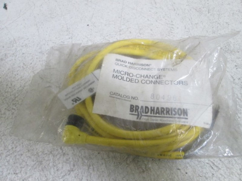 BRAD HARRISON MOLDED CONNECTOR 80496 * NEW IN BAG *
