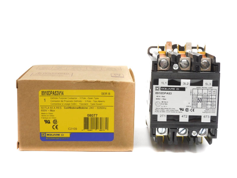 SQUARE D 8910DPA53V14 SER. B 24V 65A NSMP