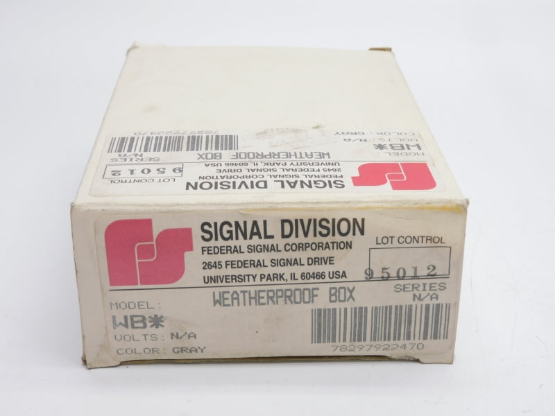 FEDERAL SIGNAL WB* (GREY) NSMP